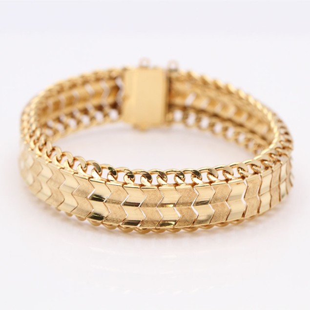 Comprar Pulsera Articulada De Oro De Segunda Mano E B