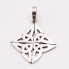 Pendentif style celtique en or blanc d'occasion