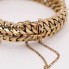 Bracelet barbade en or double massif d'occasion