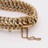 Bracelet barbade en or double massif d'occasion