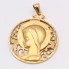 Médaille virge fille en or d'occasion