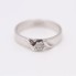 Bague fleur en or avec diamants d'occasion