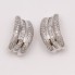 Boucles d'oreilles d'occasion en or avec diamants