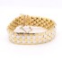 Bracelet d'occasion en paillettes d'or bicolores