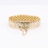 Bracelet d'occasion en paillettes d'or bicolores