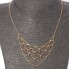 Collier de perles d'or et de zirconias d'occasion