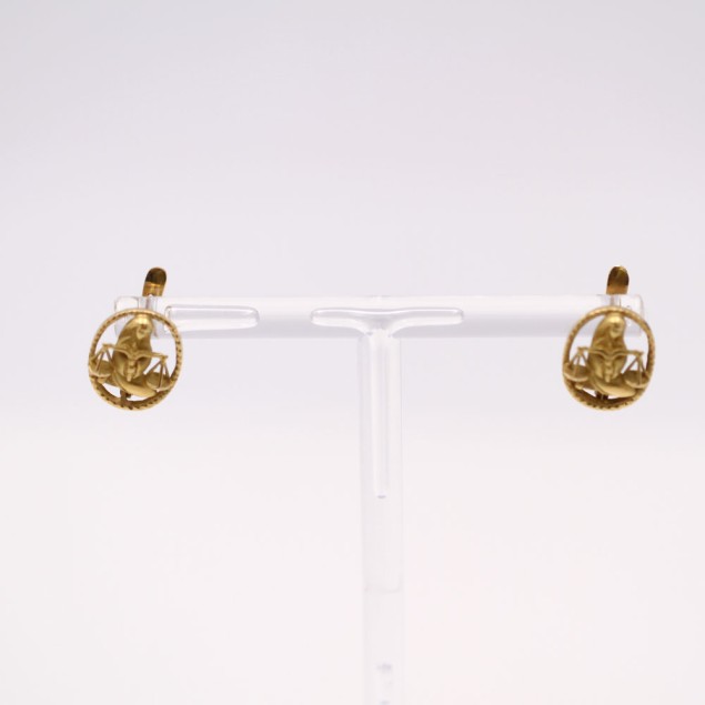 Boucles d'oreilles Balance de justice...