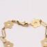 Bracelet fleurs en or d'occasion