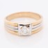 Solitaire gallon en or d'occasion avec diamant