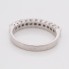 Demi-bague en or blanc et diamants d'occasion