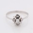 Solitaire en or blanc d'occasion avec diamant