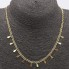 Collier larmes d'or hongrois d'occasion