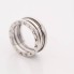 Bague BVLGARI B.ZERO 3 BANDS en or blanc d'occasion