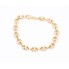 Bracelet d'or d'occasion semi-creux calabrote