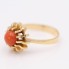 Bague d'occasion en or de style vintage avec corail