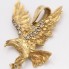 Pendentif aigle en or d'occasion avec diamants