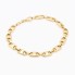 Bracelet d'occasion style calabrot semi-creux en or