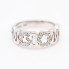 Bague TOUS ARES en or blanc avec diamants d'occasion