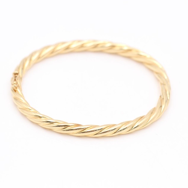 Bracelet d'or frisé d'occasion