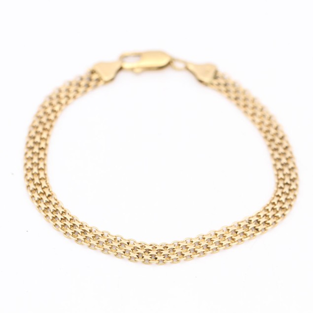 Bracelet bismark en or d'occasion