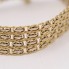 Bracelet en maille d'or bicolore d'occasion