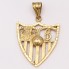 Pendentif bouclier Sevilla F.C en or d'occasion