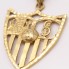 Pendentif bouclier Sevilla F.C en or d'occasion