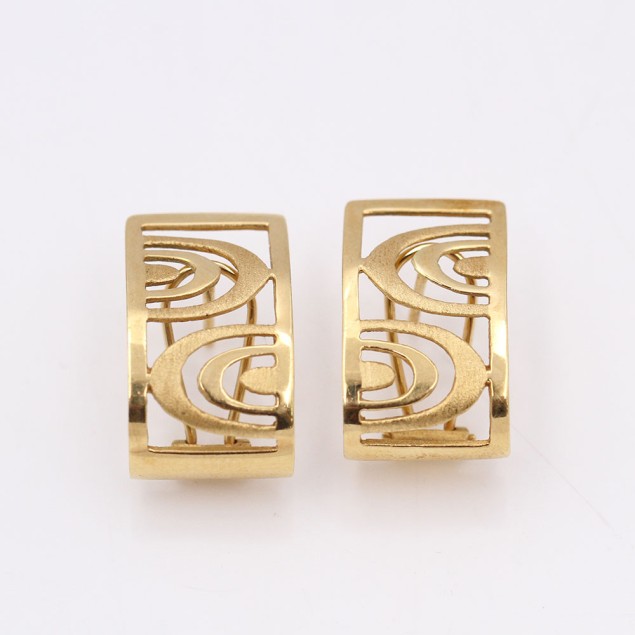 Boucles d'oreilles rectangulaires...