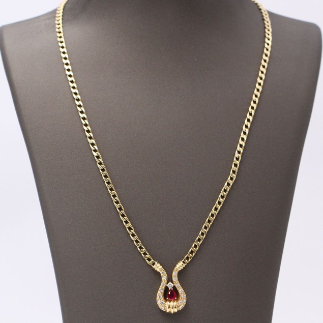 Collier d'occasion en or 18k avec...