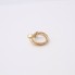 Bague hebdomadaire en or 18k d'occasion