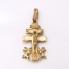 Pendentif croix caravaca en or 18k d'occasion