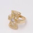 Bague marquise rectangulaire en or 18k seconde main