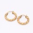 Boucles d'oreilles d'occasion plaquées or 18k