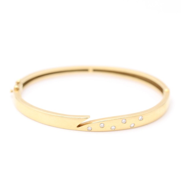 Bracelet d'occasion en or 18k avec...