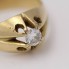 Solitaire en or 18k avec diamant d'occasion