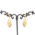 Boucles d'oreilles en or 18k avec diamants seconde main