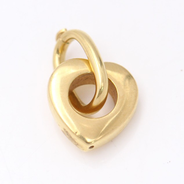 Pendentif coeur en or 18k seconde main