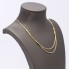 Collier double en or 18k d'occasion