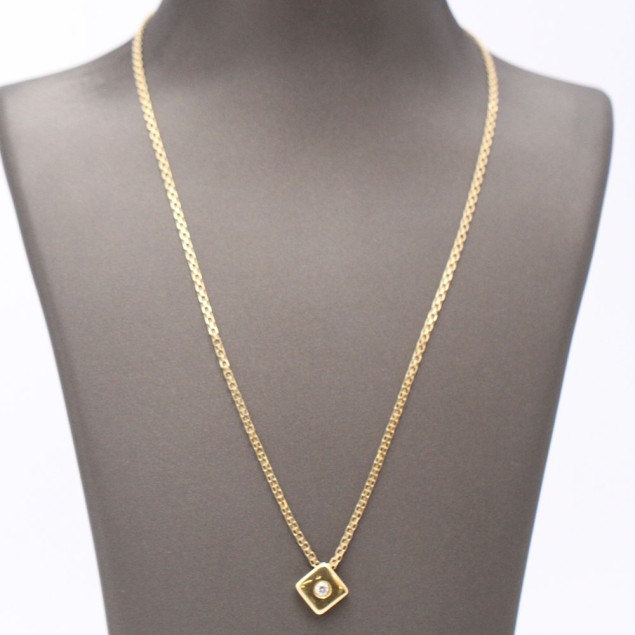 Collier bismark en or 18k d'occasion...