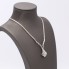 Collier d'occasion en or blanc 18k avec diamants