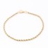 Bracelet cordon or 18k d'occasion