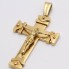 Pendentif croix avec Christ en or 18k d'occasion