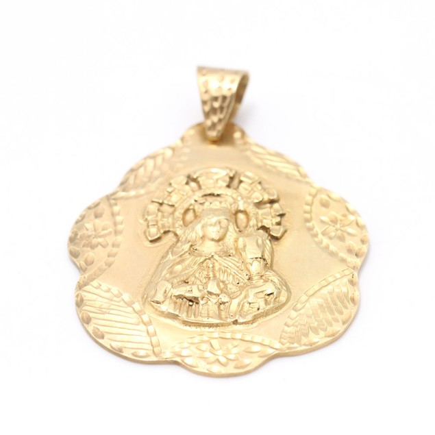 Pendentif vierge en or 18k d'occasion