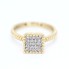 Bague d'occasion en or 18k avec saphirs blancs