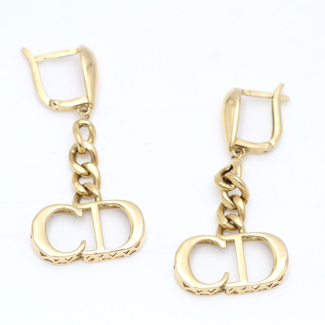 Boucles d'oreilles CD en or 18k...