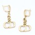 Boucles d'oreilles CD en or 18k d'occasion