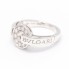 Bague BVLGARI en or blanc avec diamants. Neuve