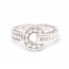 Bague BVLGARI en or blanc avec diamants. Neuve