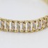 Bracelet articulé en or bicolore 18k d'occasion