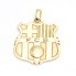 Pendentif F.C.B. en or 18 carats seconde main